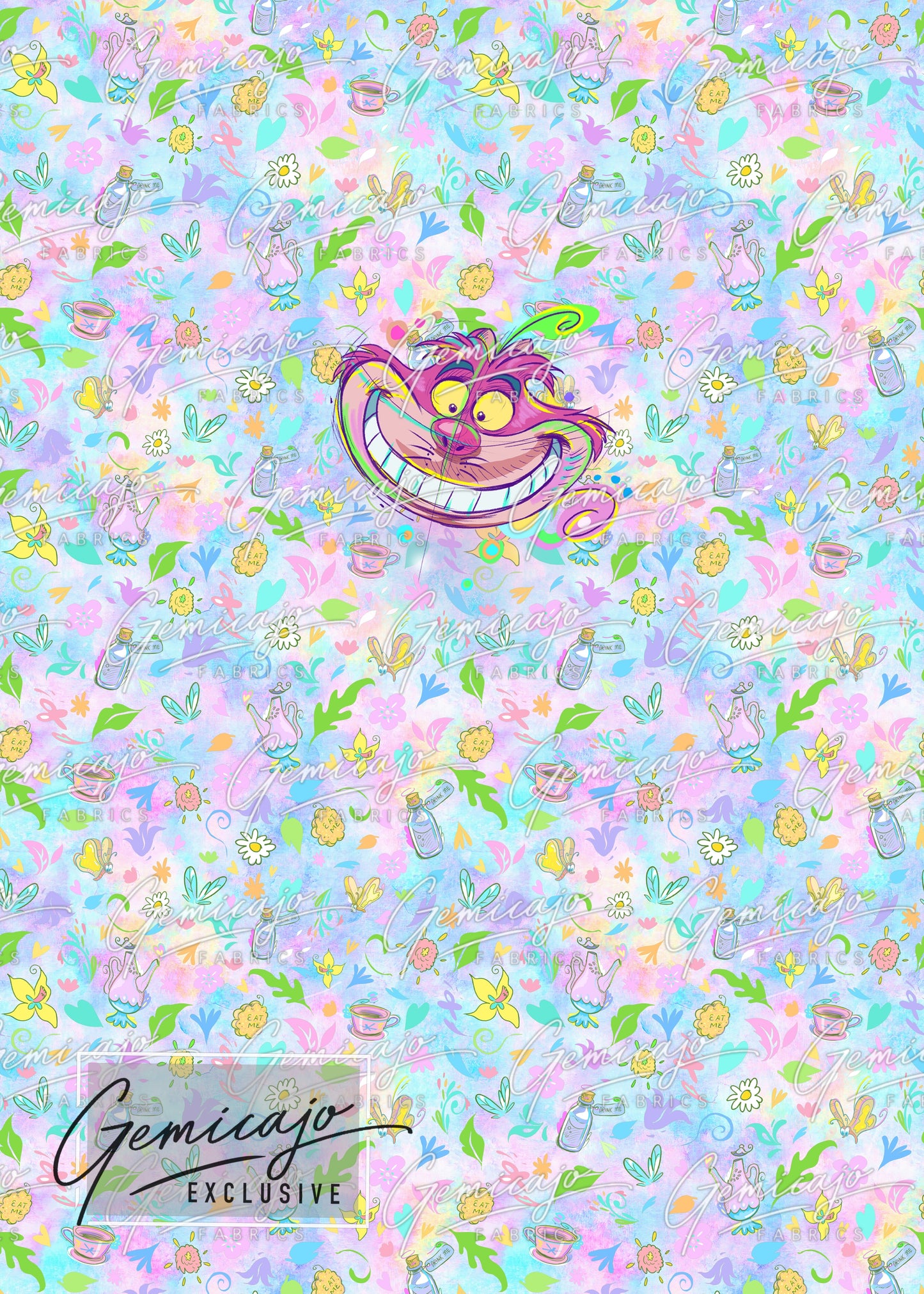 Creatures of Wonderland, Cat Blue Panel