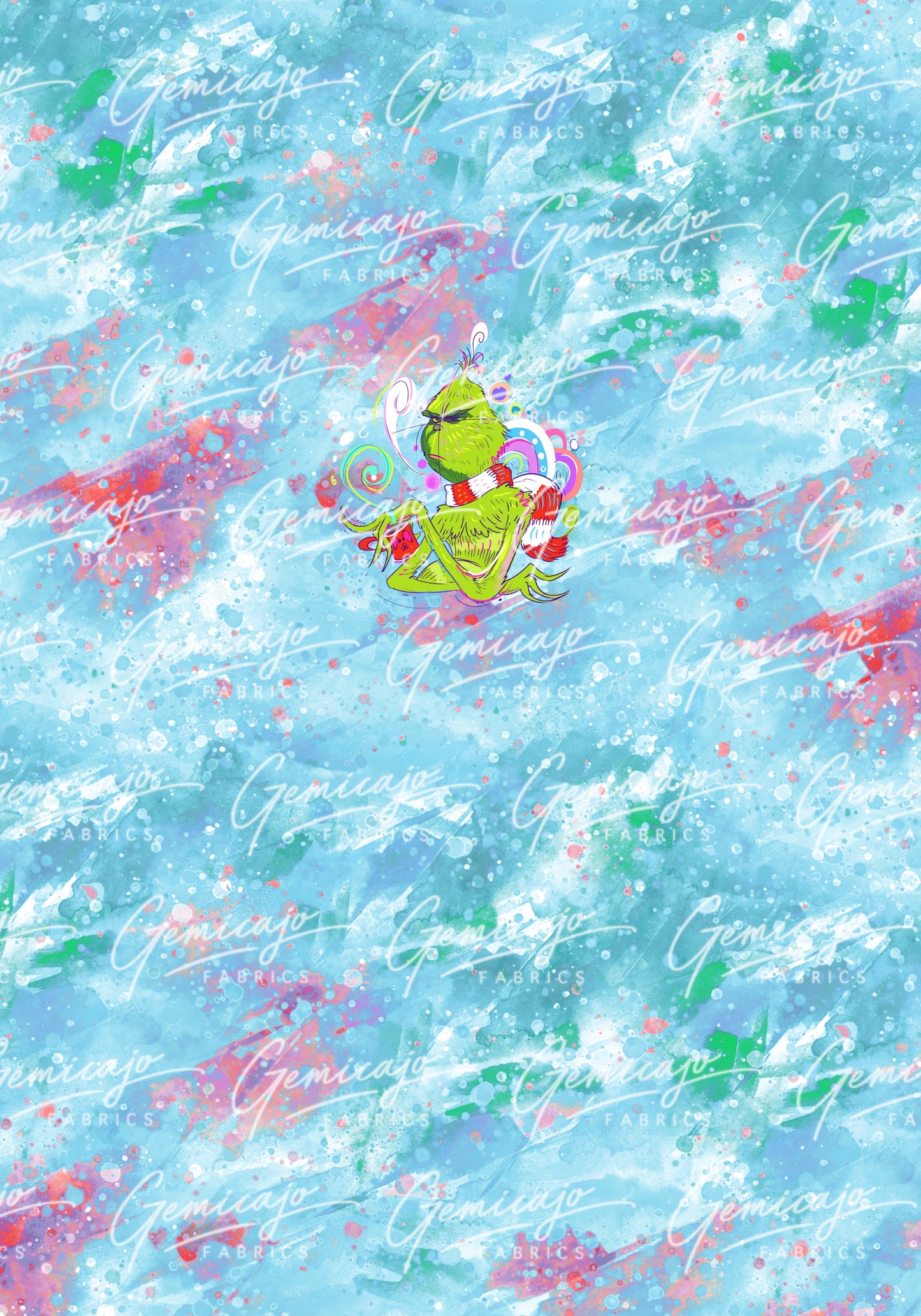 Grinch Panel, Blue