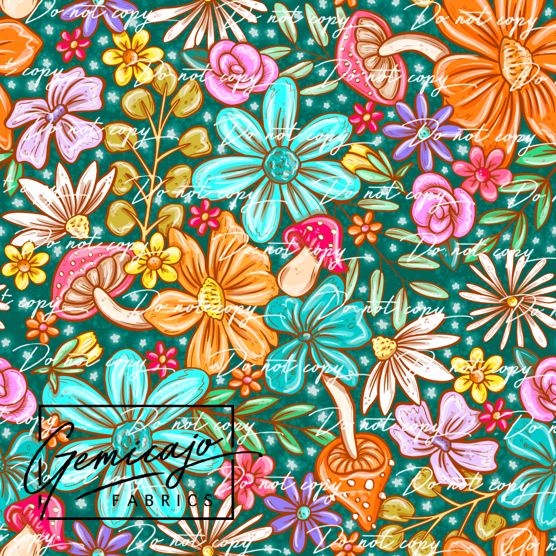 Green Floral