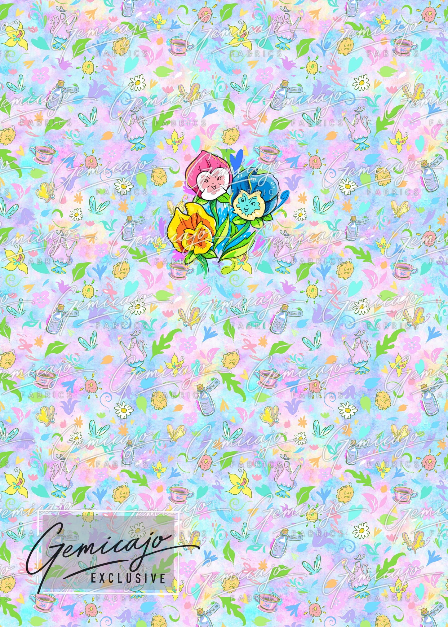 Creatures of Wonderland, Pansy Blue Panel
