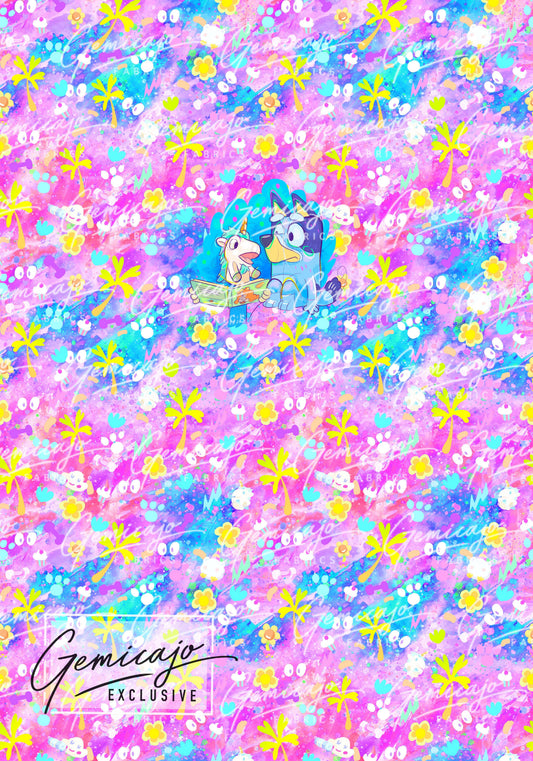 Crazy Pups Puppet Panel, Pink