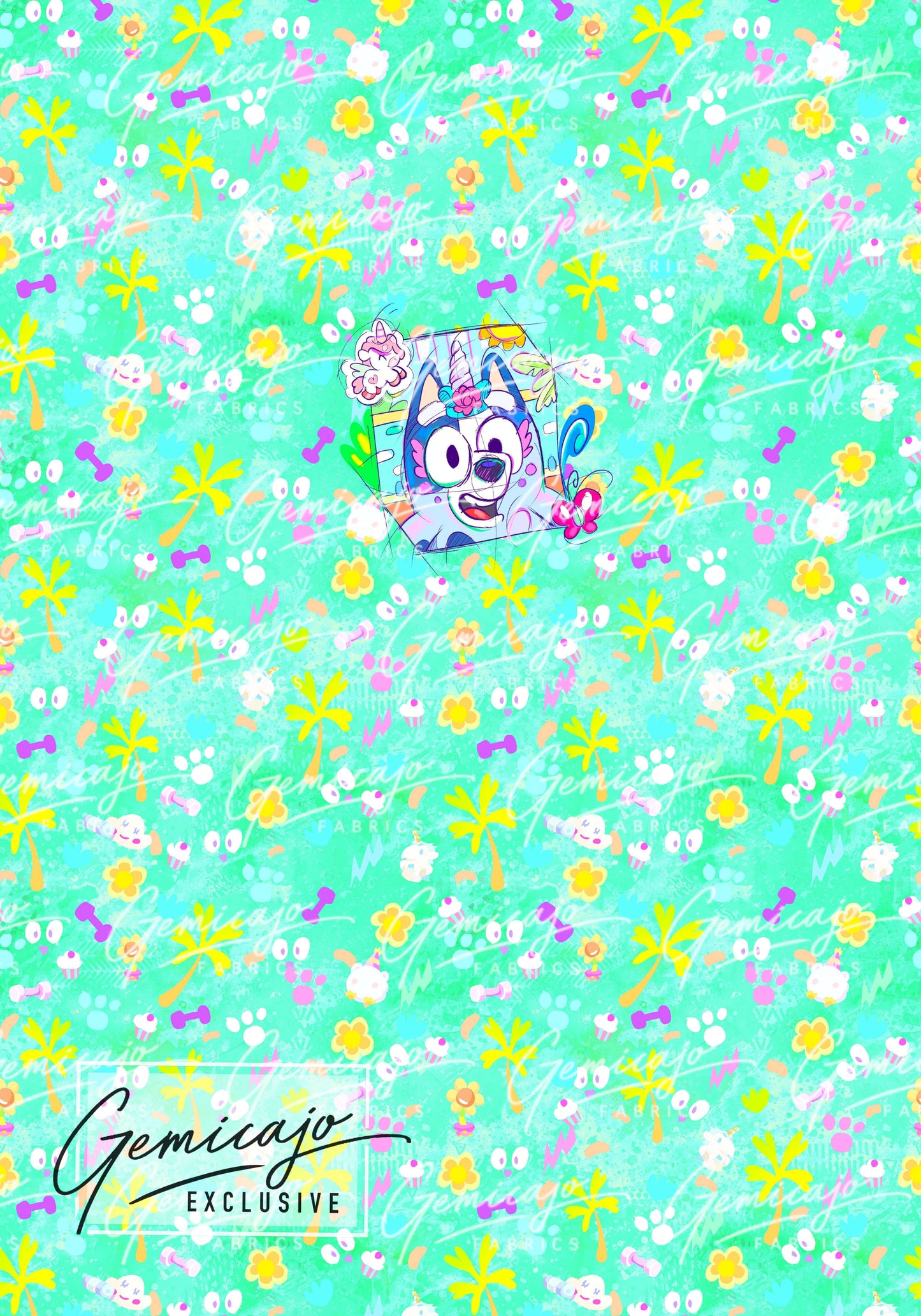 Crazy Pups Socks Panel, Green