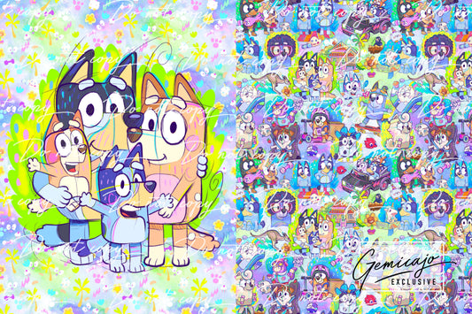 Crazy Pups Family, Galaxy Snuggle Blanket