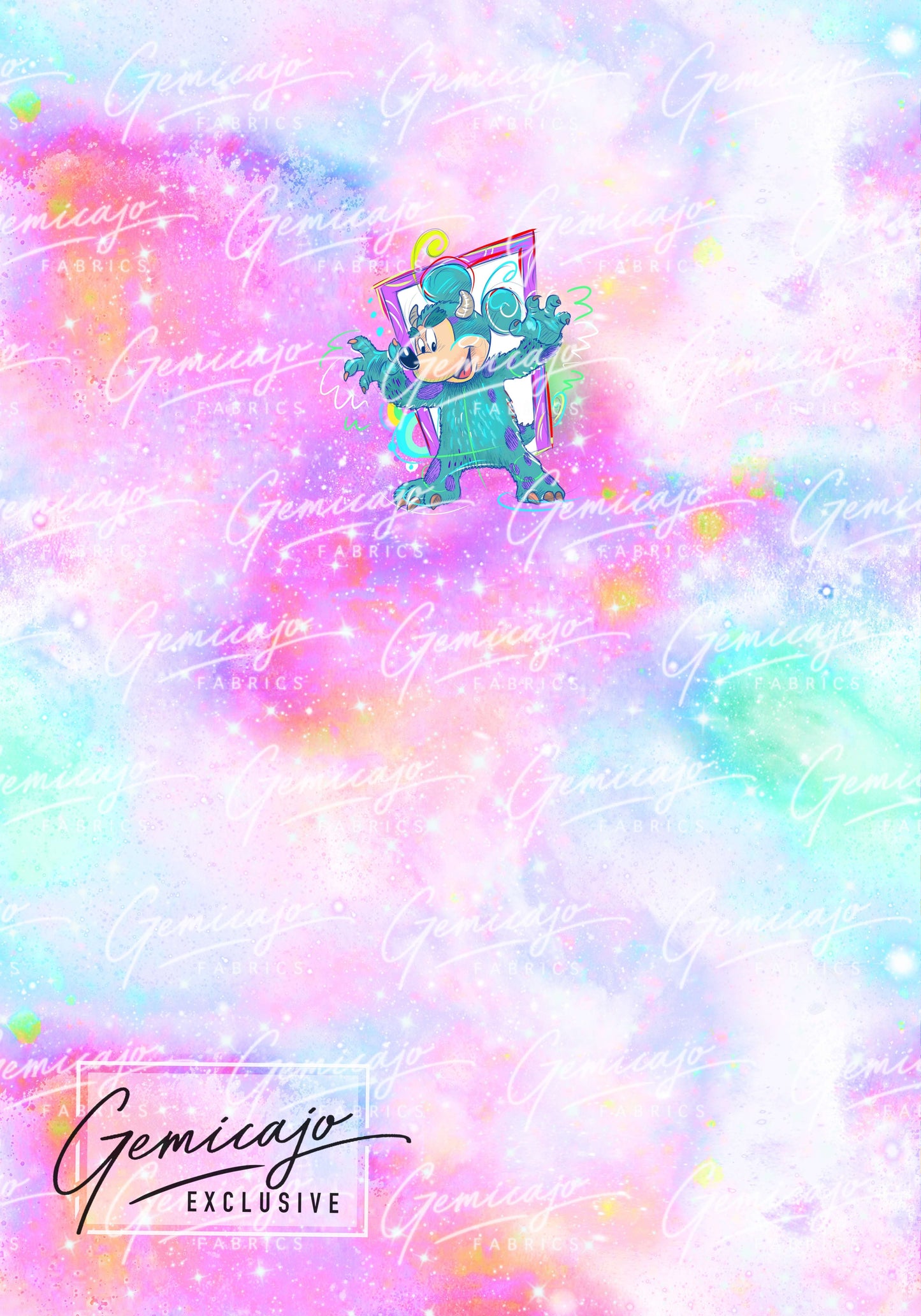 Mickey as Sully, Pink Panel
