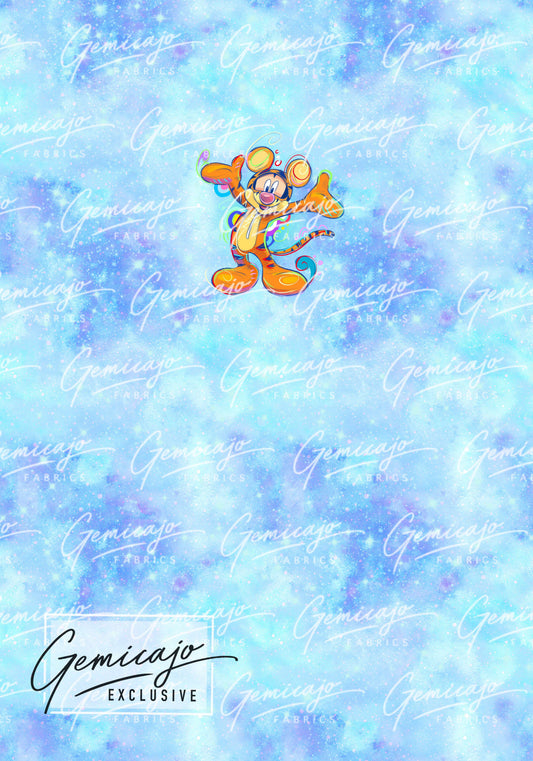 Mickey as Tigger, Blue Panel