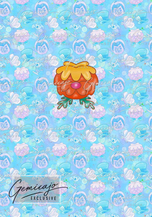 Wonderland Flower, Blue Panel