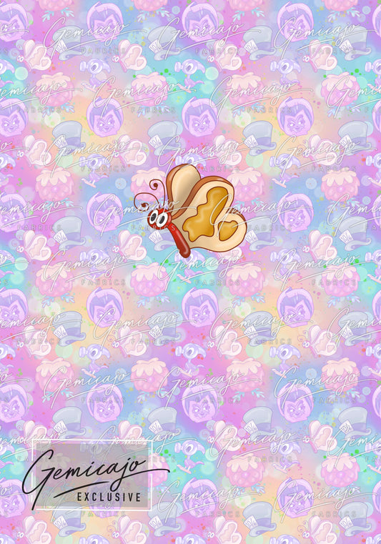 Wonderland Butter-Fly, Pink Panel