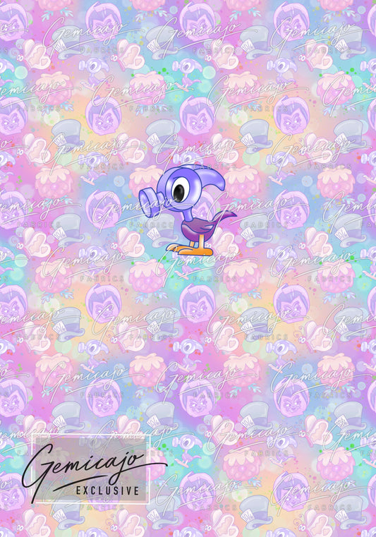 Wonderland Hammer Bird, Pink Panel