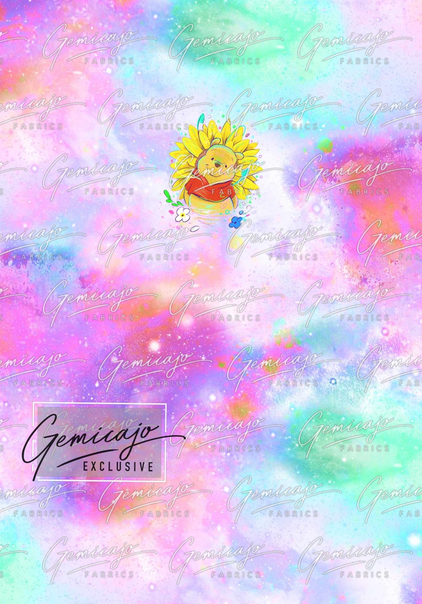 Spring Bear, Bright Panel, Sunflower