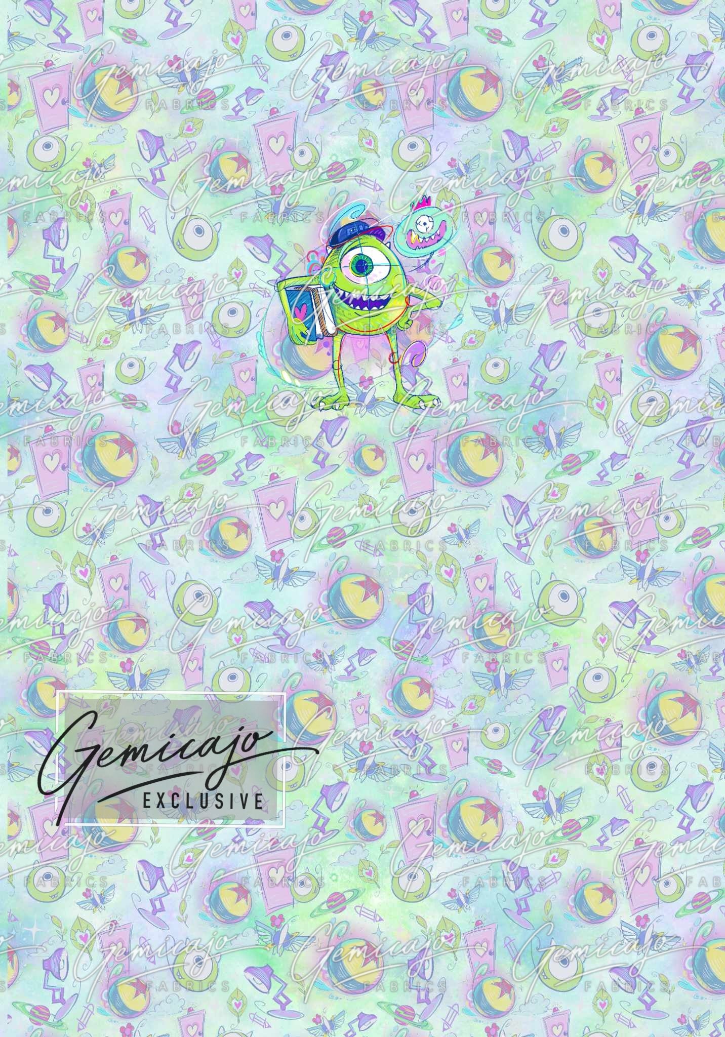 Pixar, Green Panel, Mike