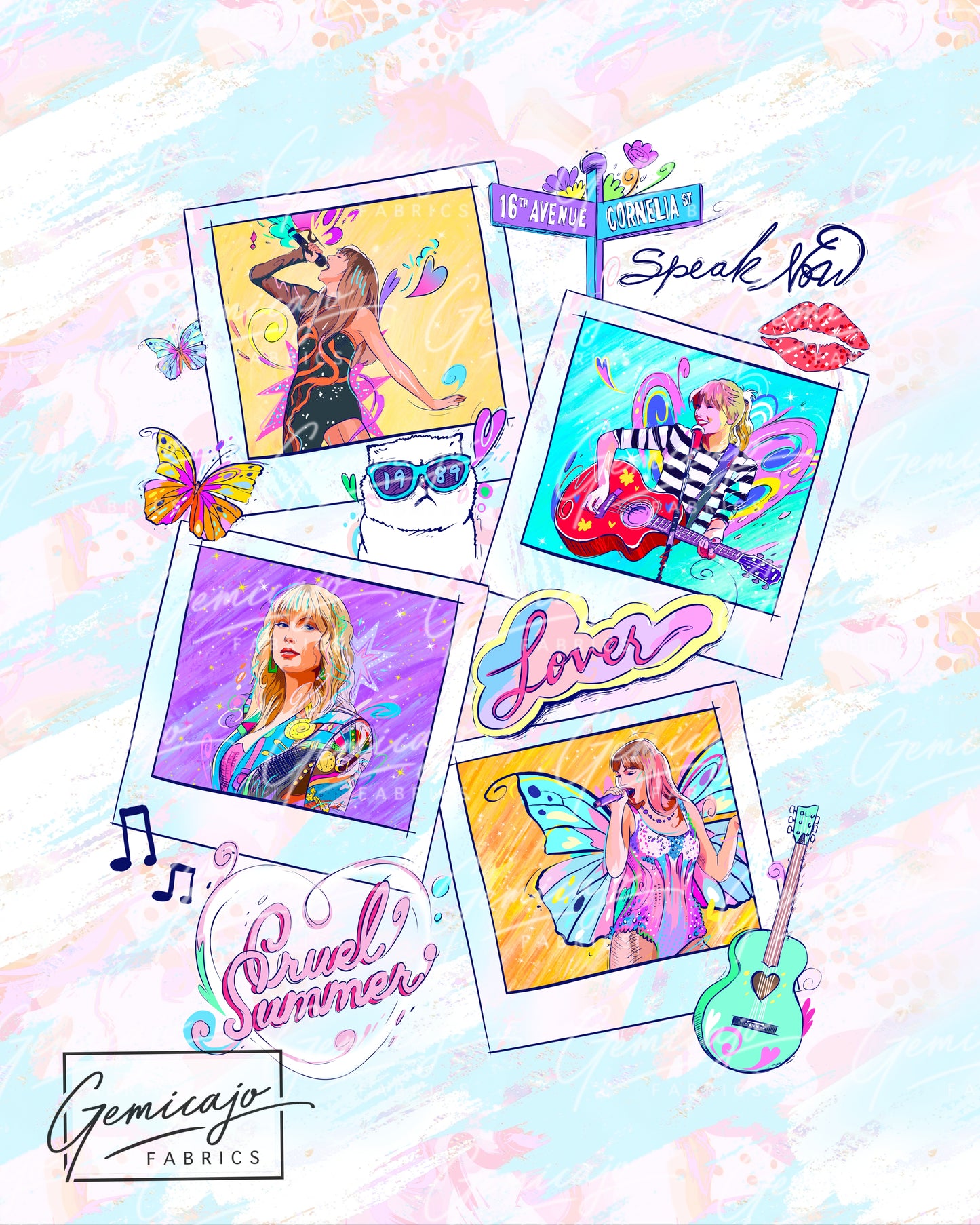 Swifty Photo board, Pastel Blanket Panel