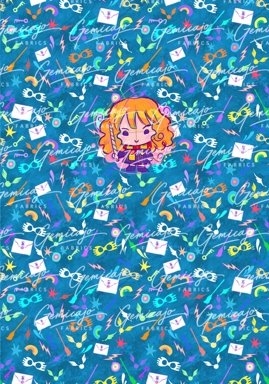Hermione Panel, Blue