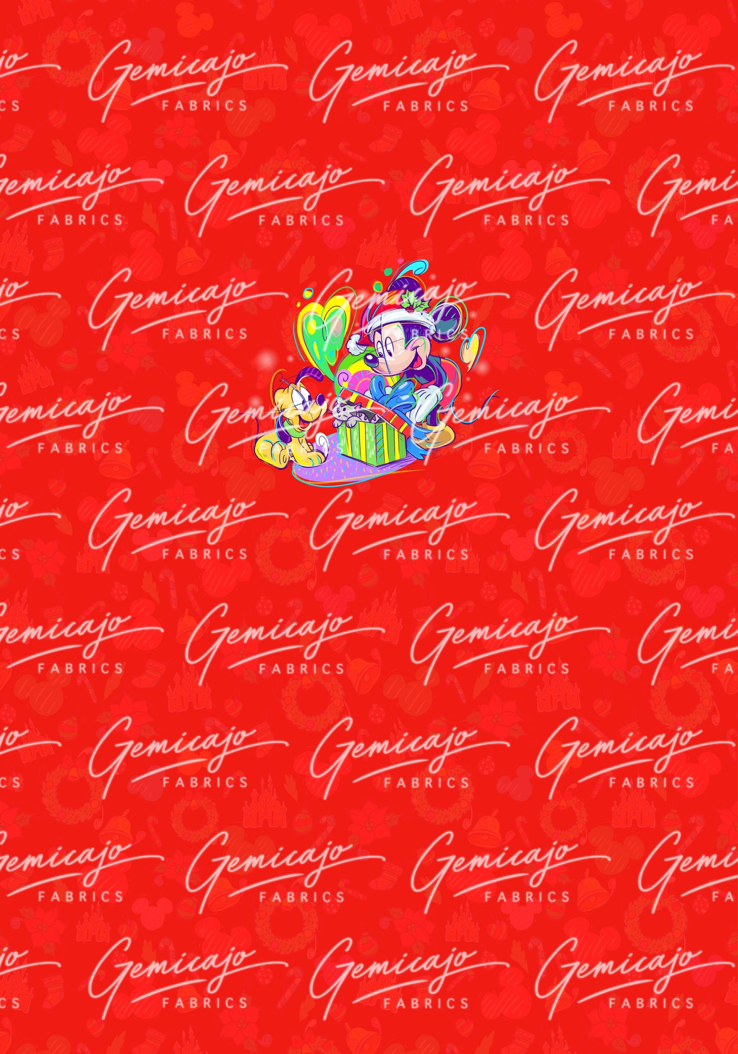 Gift Given Panel, Xmas Red