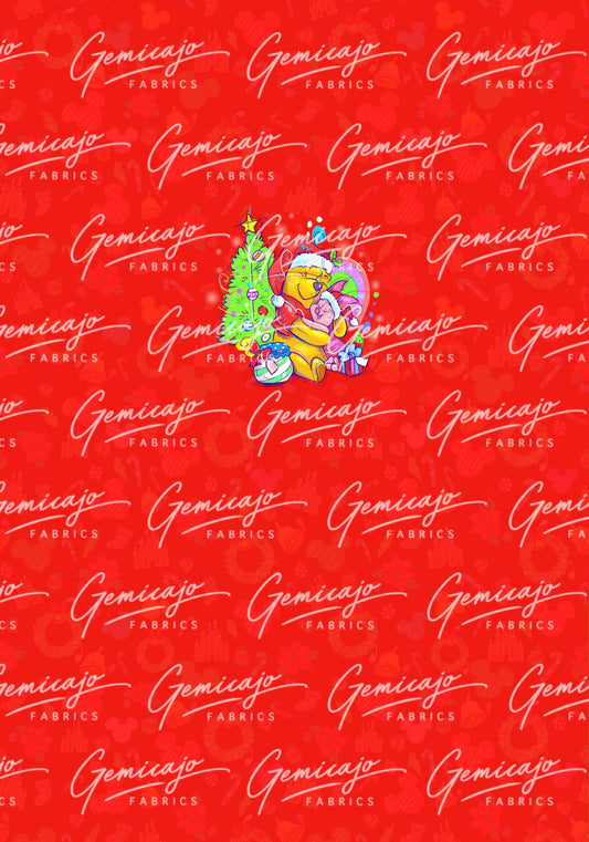 Christmas Hug Panel, Xmas Red