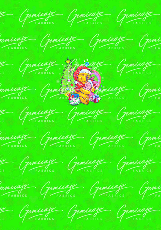 Christmas Hug Panel, Green