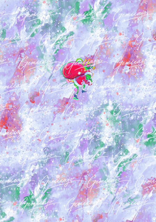 Stolen Christmas Panel, Purple