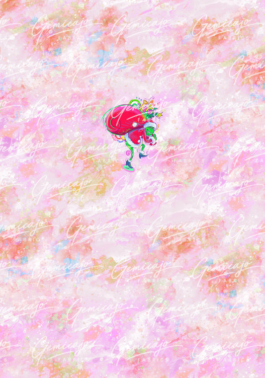 Stolen Christmas Panel, Pink