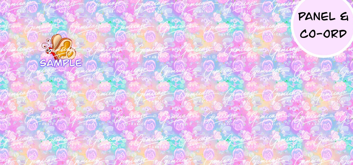 Wonderland Flower, Pink Panel