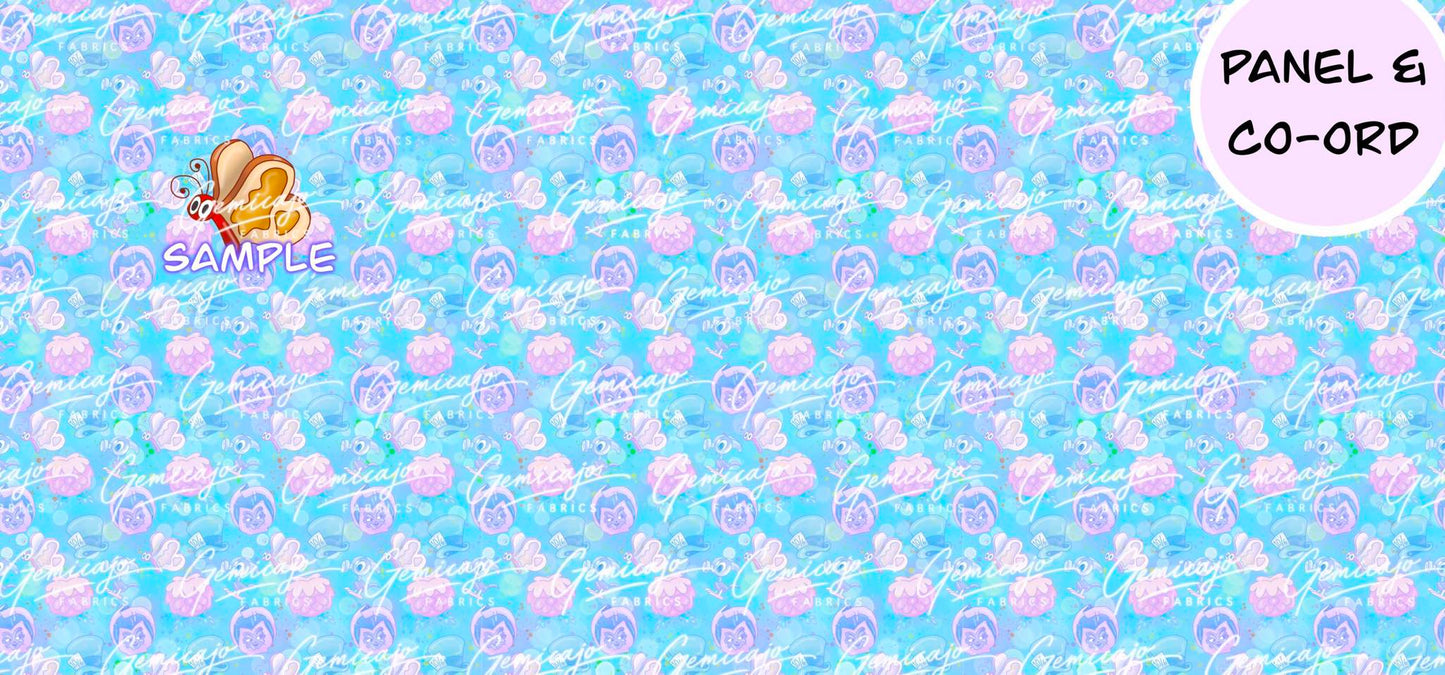 Wonderland Butter-Fly, Blue Panel