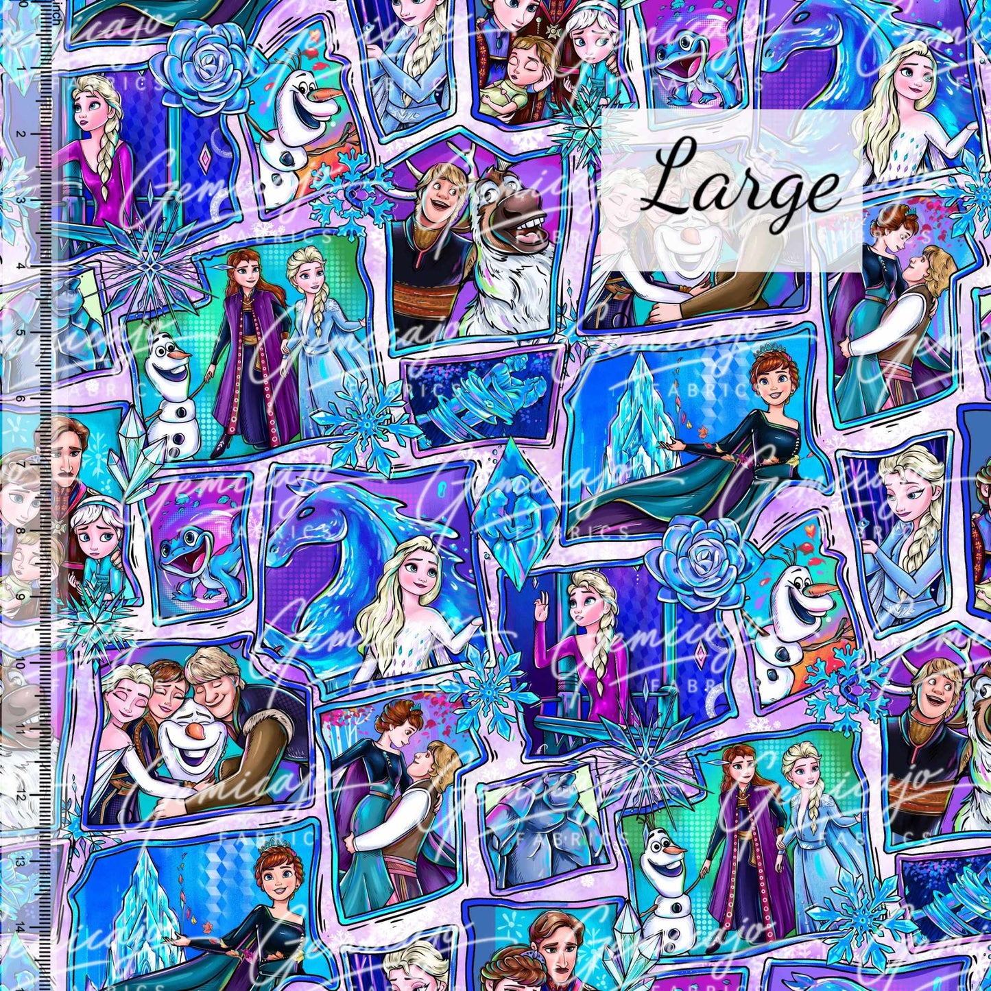 Frozen Collage, Pink