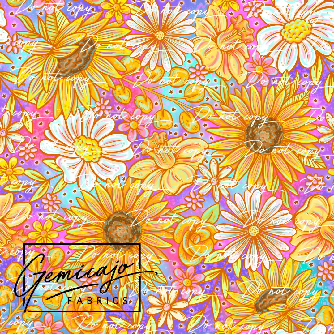 Rainbow Floral