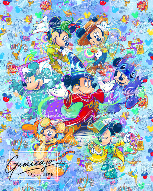 Mickey Magic, Blue Blanket Topper