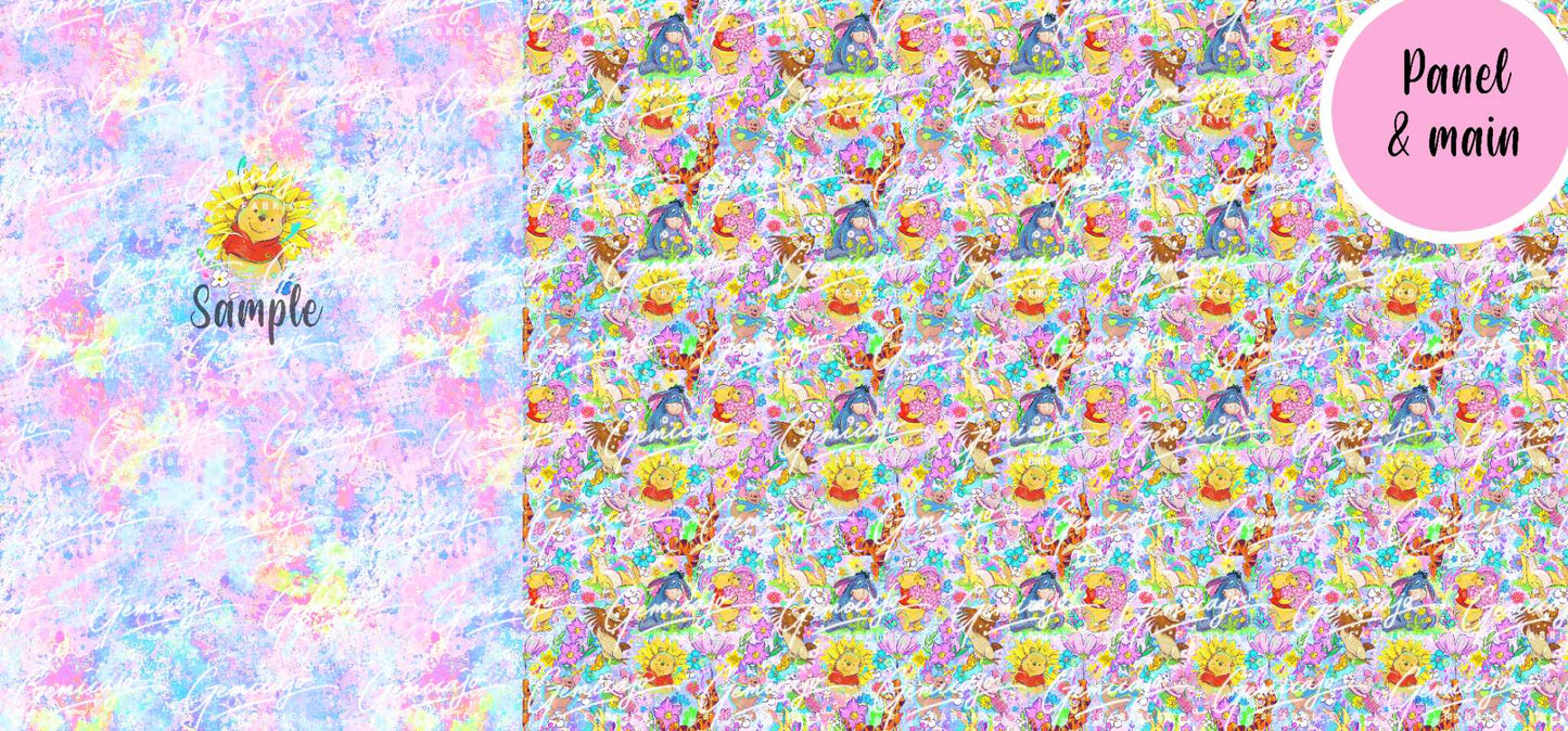 Spring Bear, Pink Panel, Eeyore