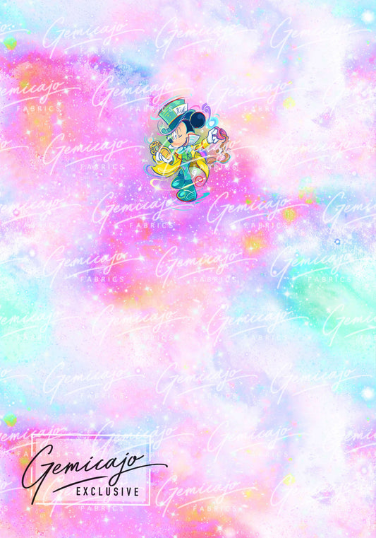 Mickey as Mad Hatter, Pink Panel