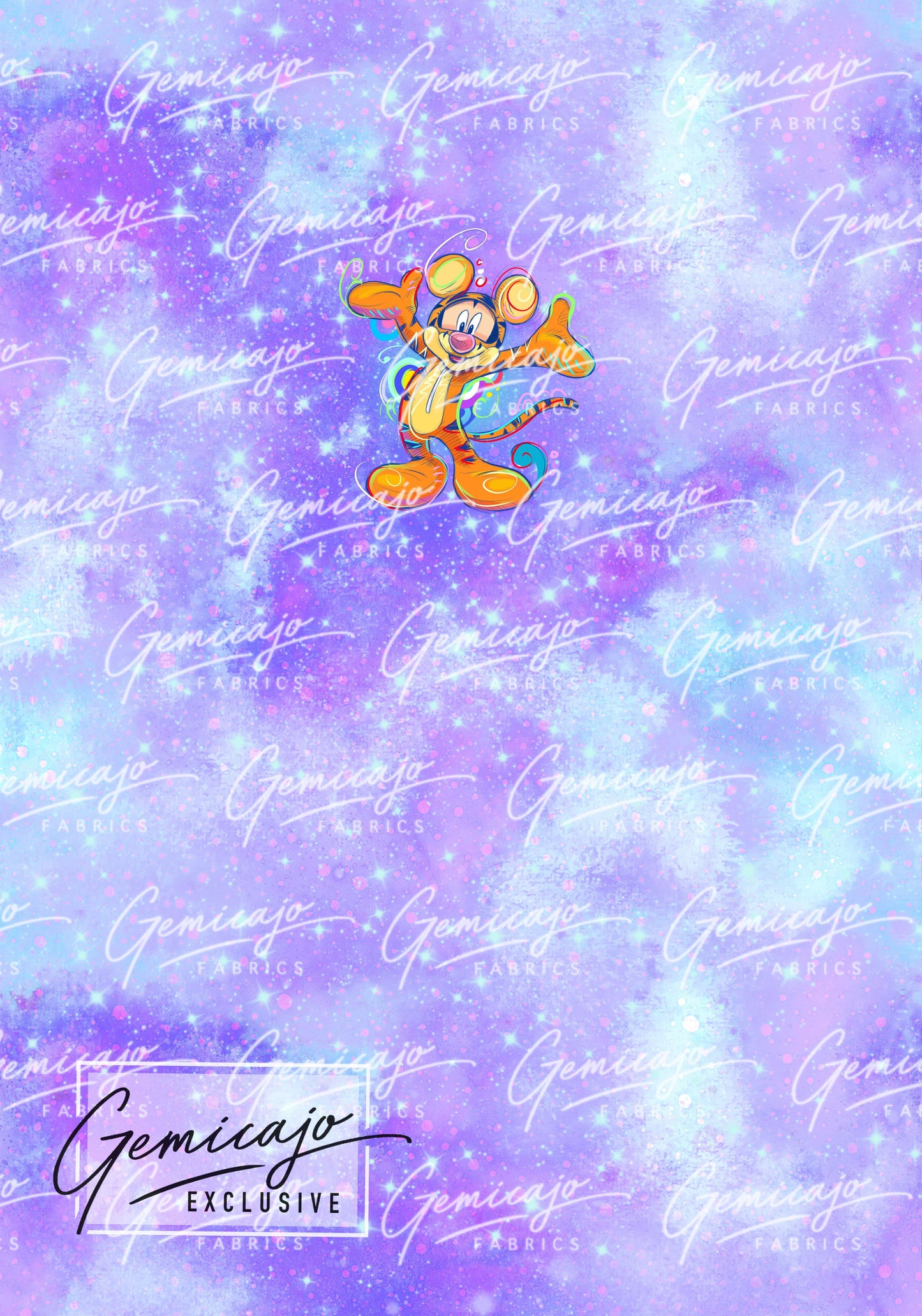 Mickey as Tigger, Purple Panel
