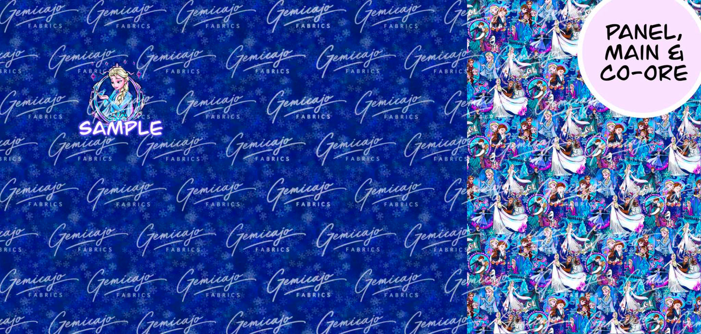 Frozen Panel, Blue