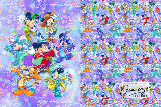 Mickey Magic, Purple Snuggle Blanket