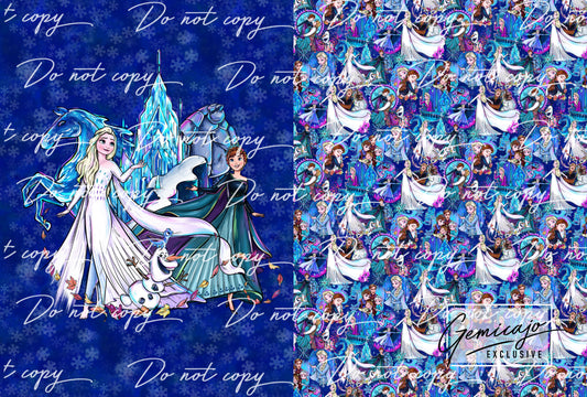 Frozen, Blue Snuggle Blanket Panel
