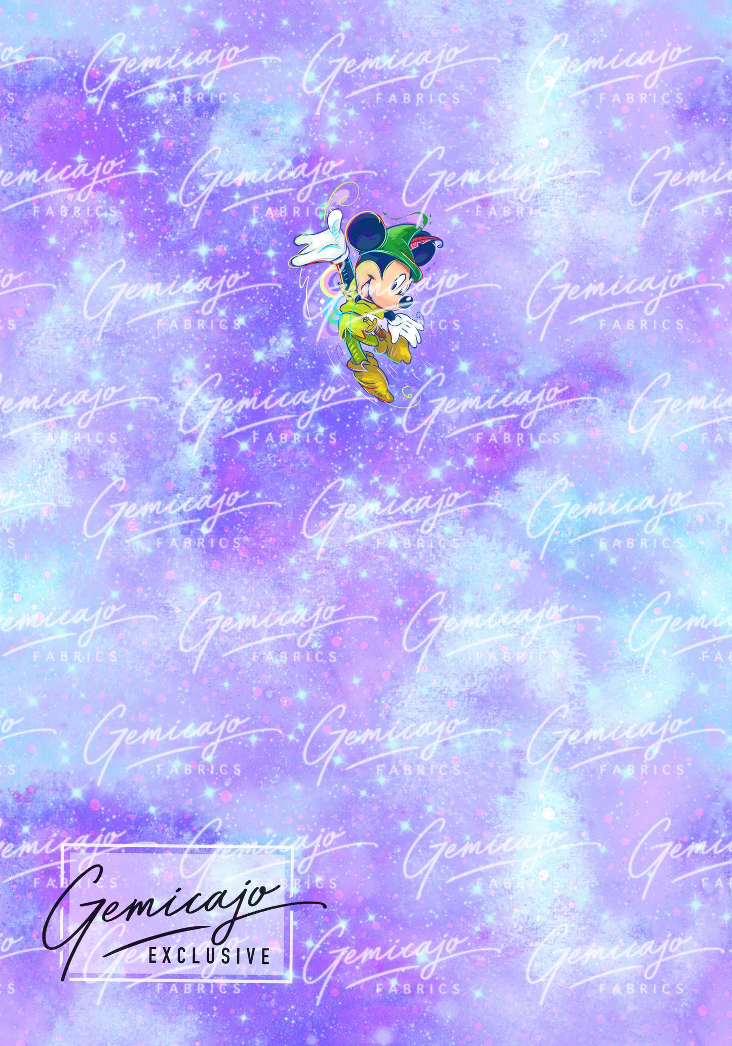 Mickey as Peter Pan, Purple Panel