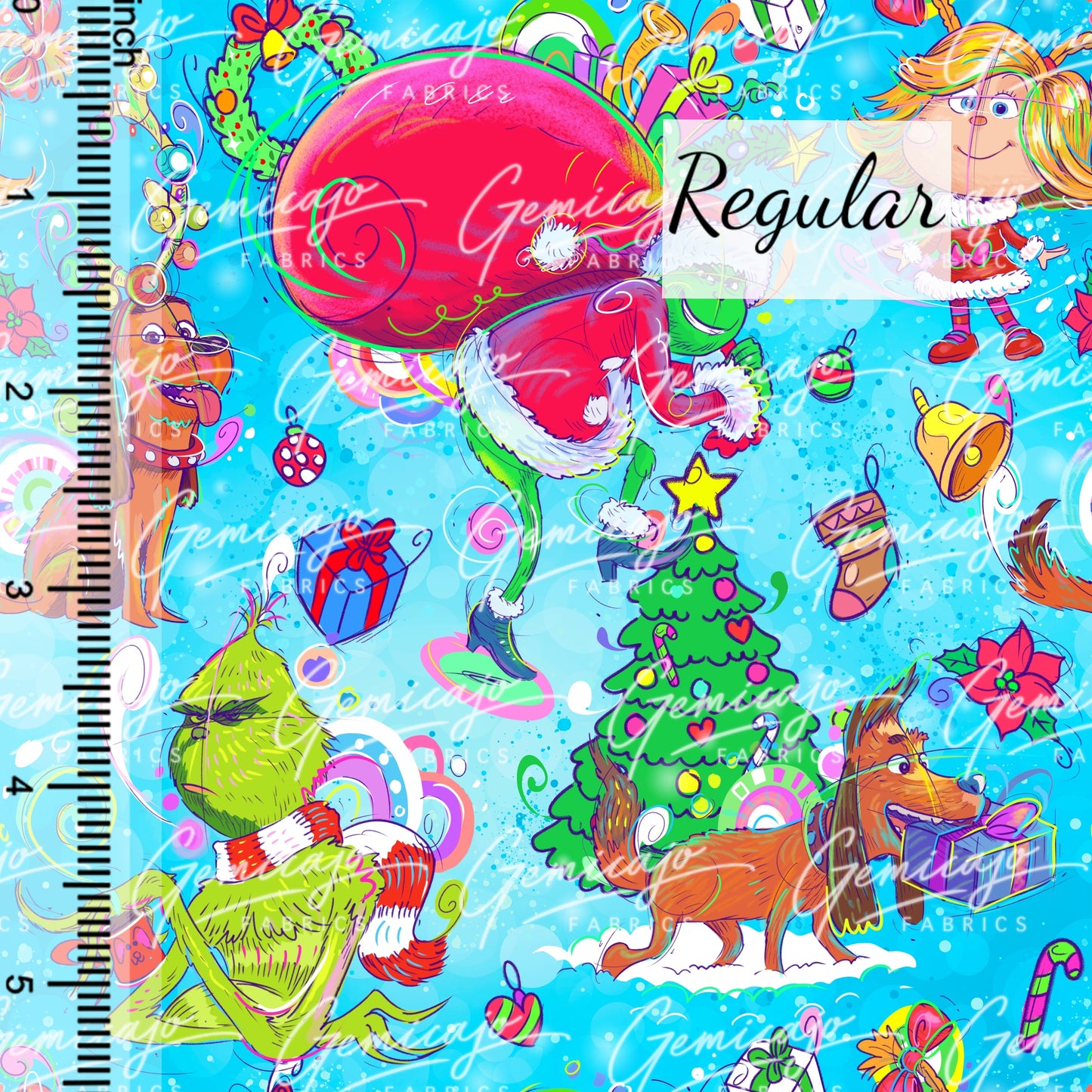 Magical Grinch, Bright Blue