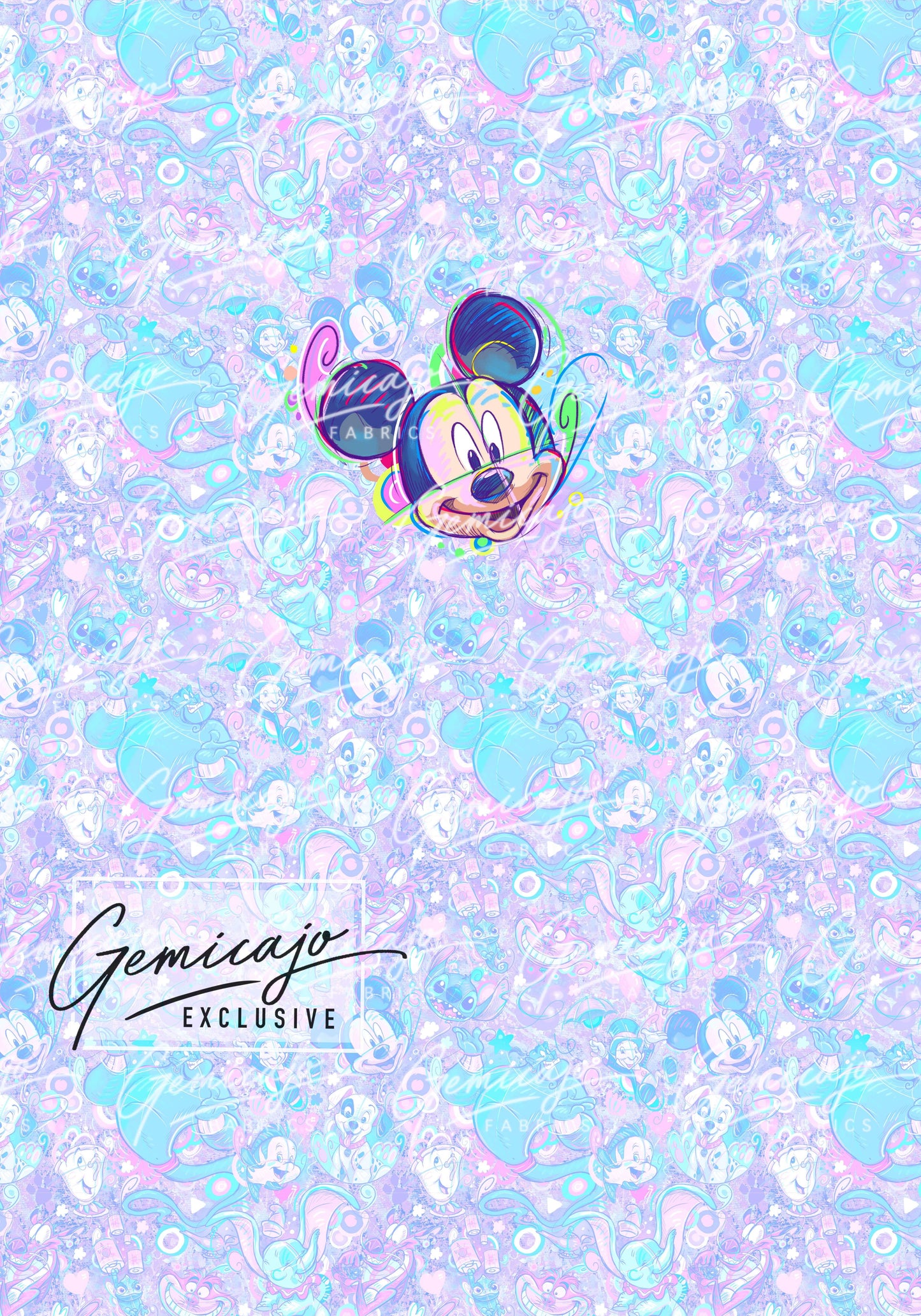 Mickey Panel, Purple