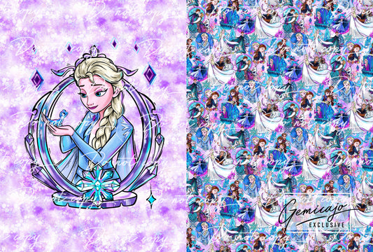 Frozen Elsa, Pink Snuggle Blanket Panel