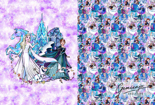 Frozen, Pink Snuggle Blanket Panel