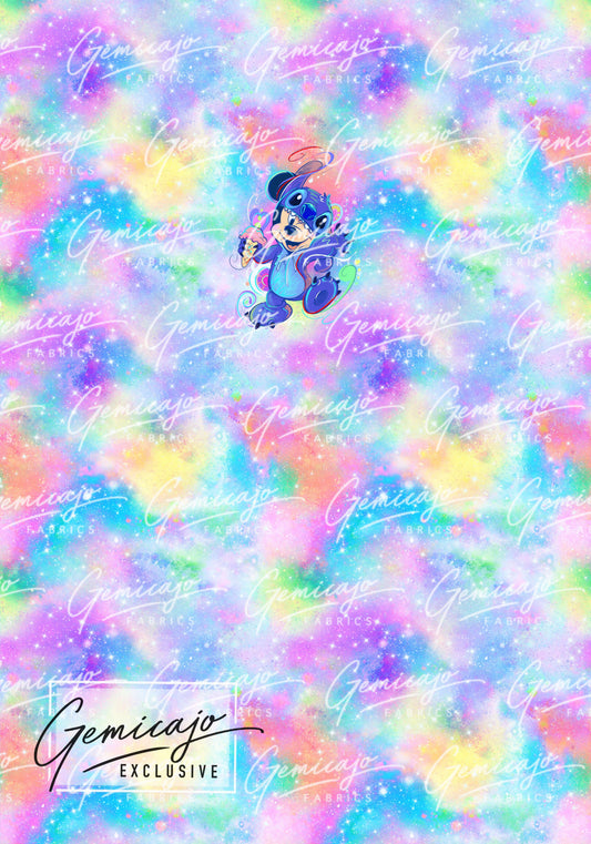 Mickey as Stitch, Rainbow Panel