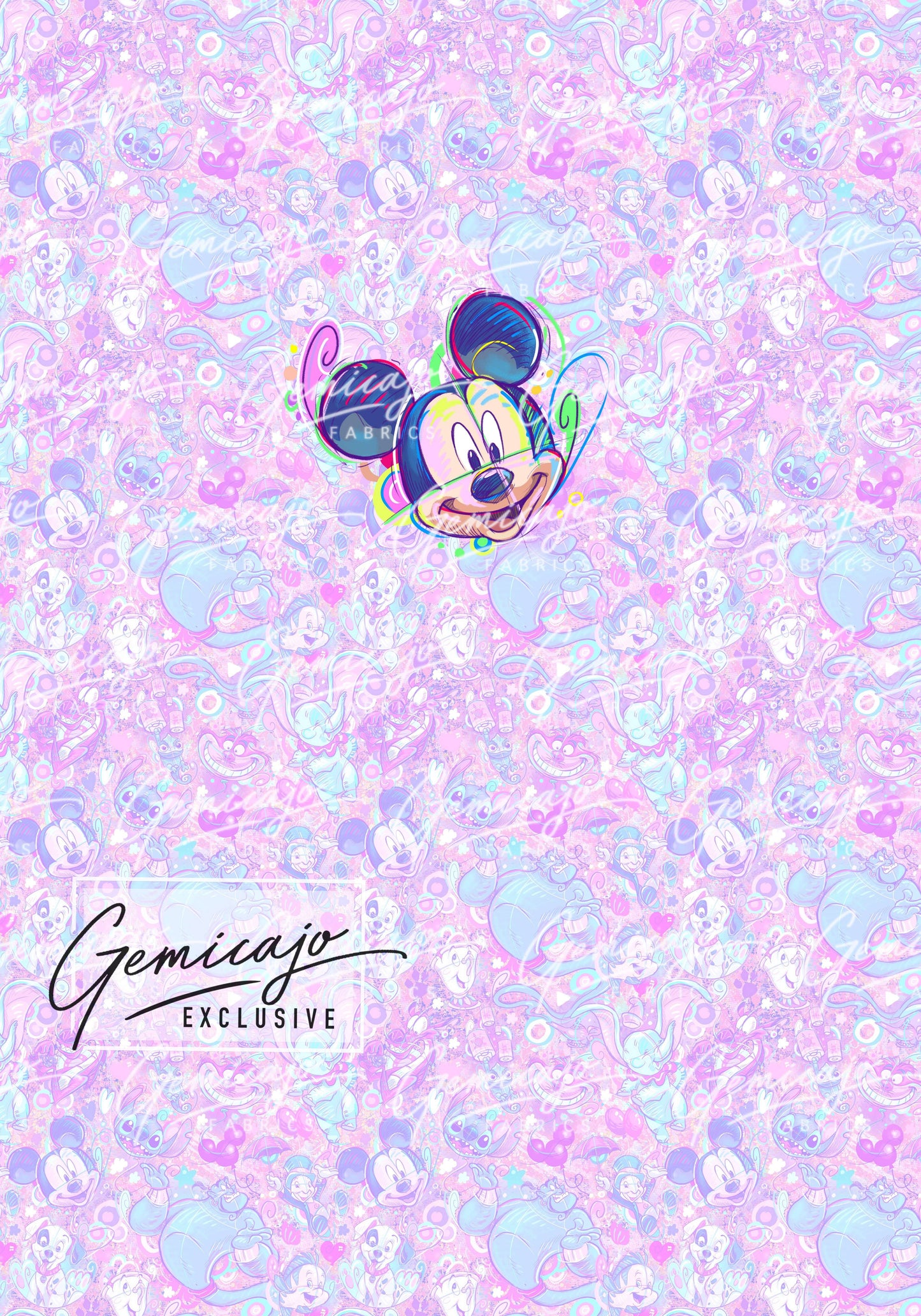 Mickey Panel, Pink