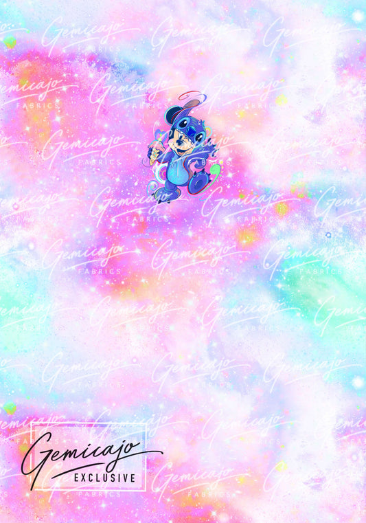 Mickey as Stitch, Pink Panel