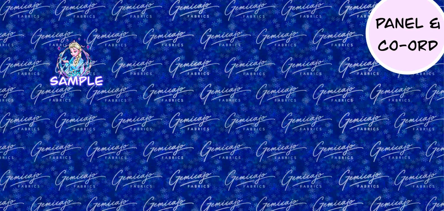 Frozen Elsa Panel, Blue