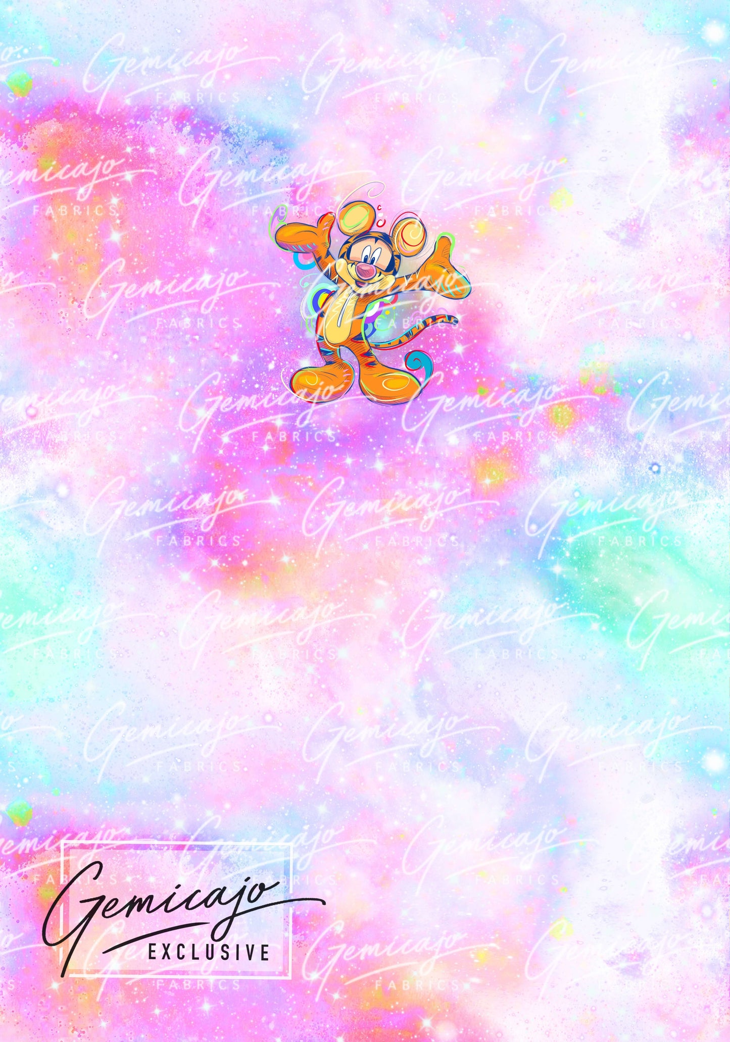 Mickey as Tigger, Pink Panel