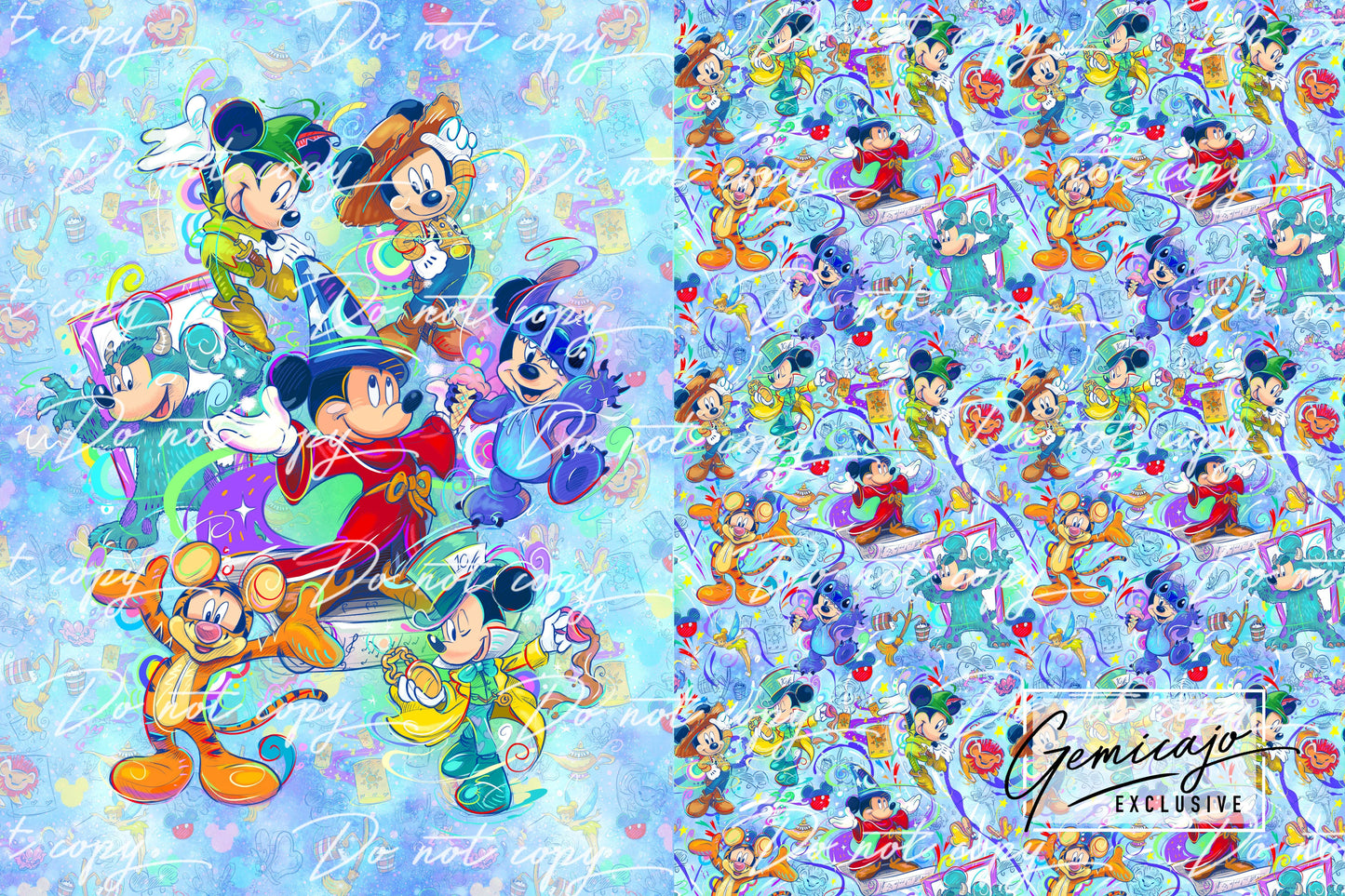 Mickey Magic, Blue Snuggle Blanket