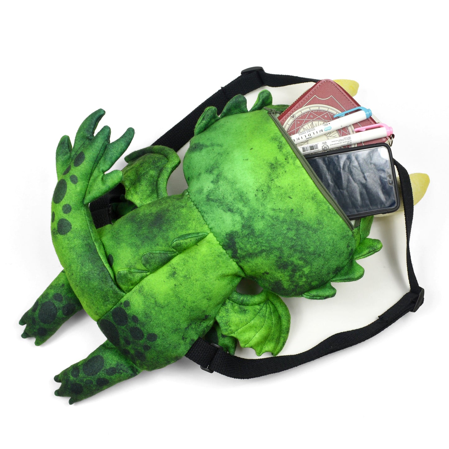 Cut & Sew Green Dragon Back Pack