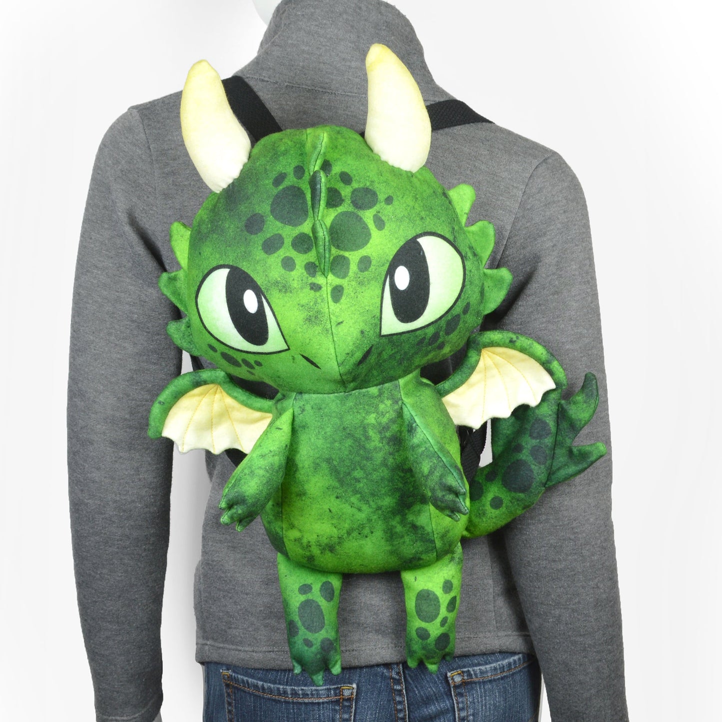 Cut & Sew Green Dragon Back Pack