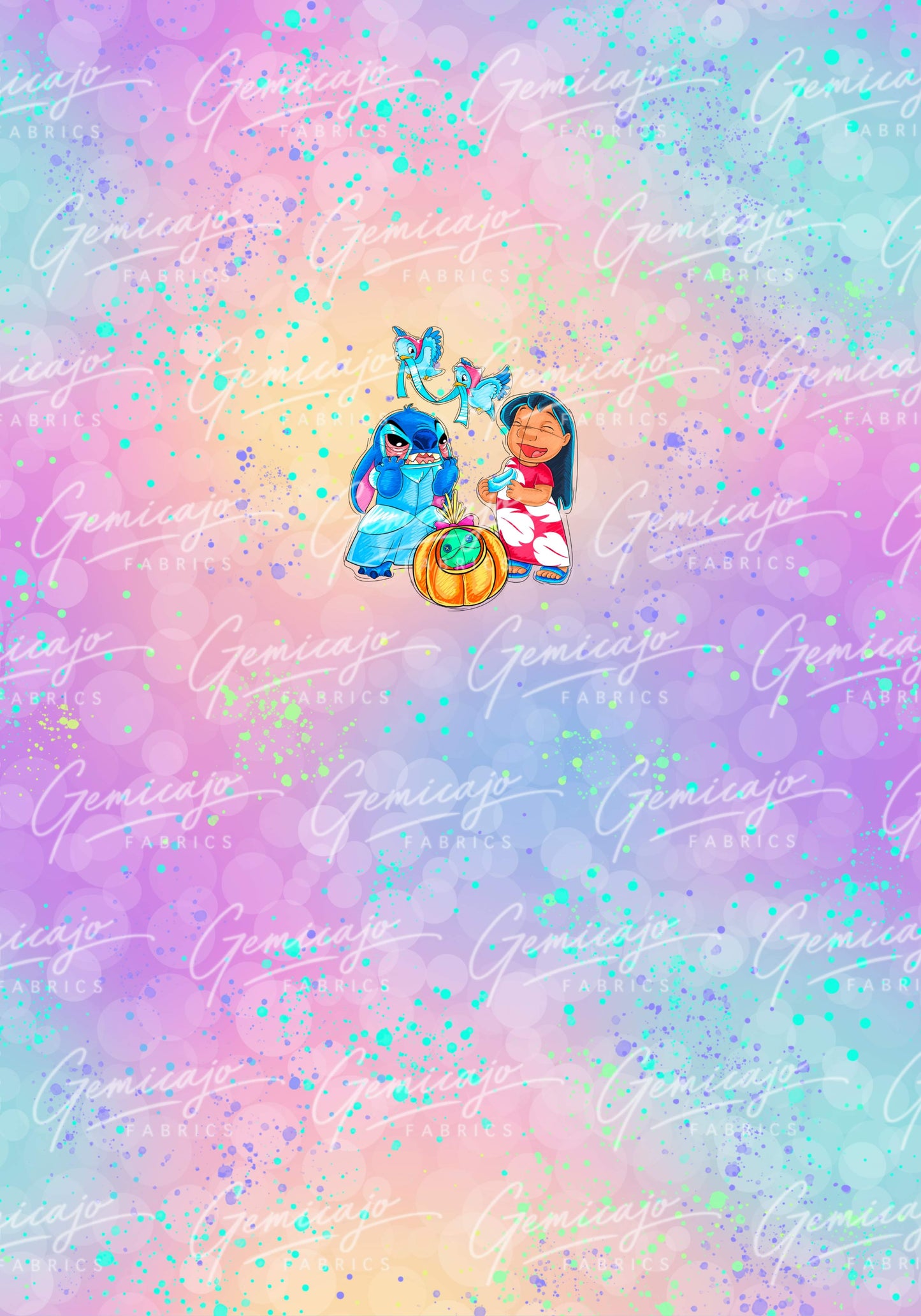 Rainbow Cindy Dress up Panel